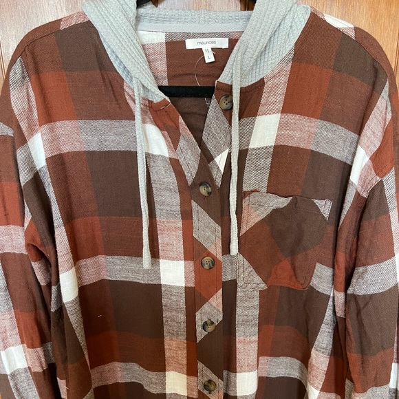 Maurices plaid Sweater - Picture 2 of 5